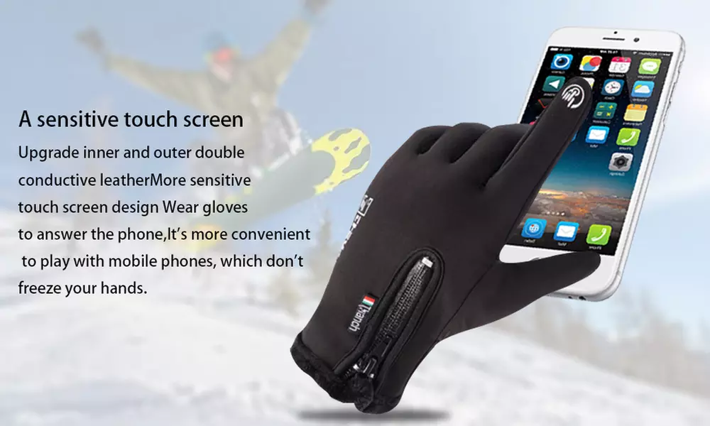Neutral Winter Waterproof/Windproof Touch Screen Gloves Keep Warm Gloves