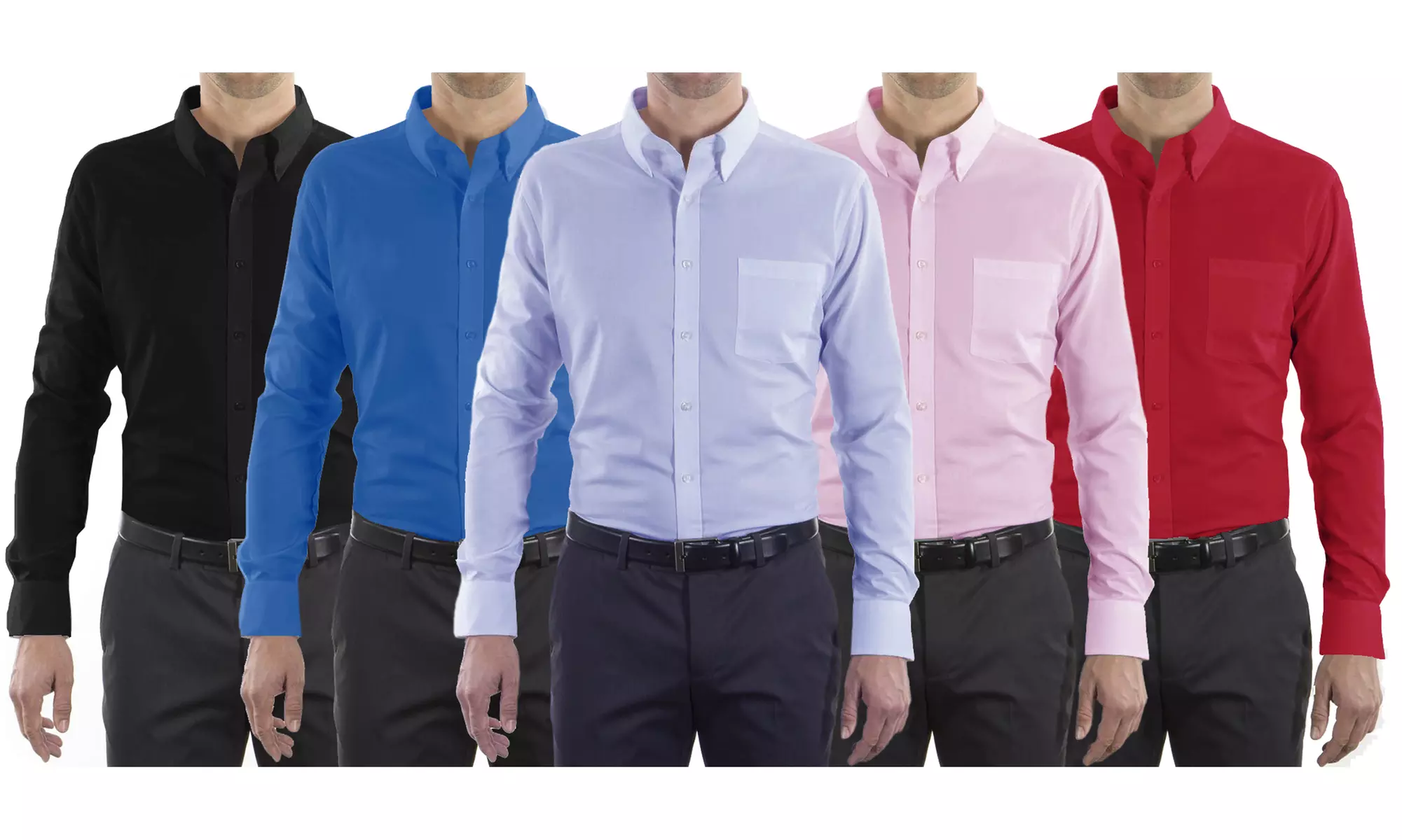 Braveman Men's Slim Fit Dress Shirts  - Primary Image
