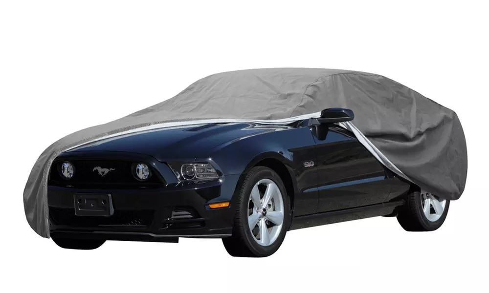 OxGord Signature 5-Layer Waterproof Car Cover Layers with Storage Bag - Primary Image