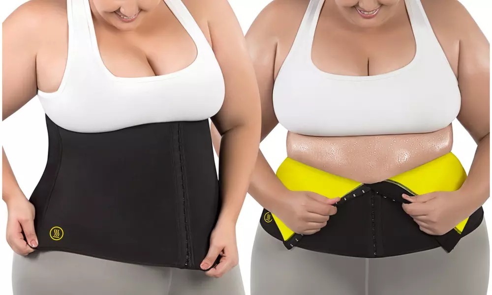 Plus-Size Thermal Tummy Shaper Cincher Corset - Primary Image