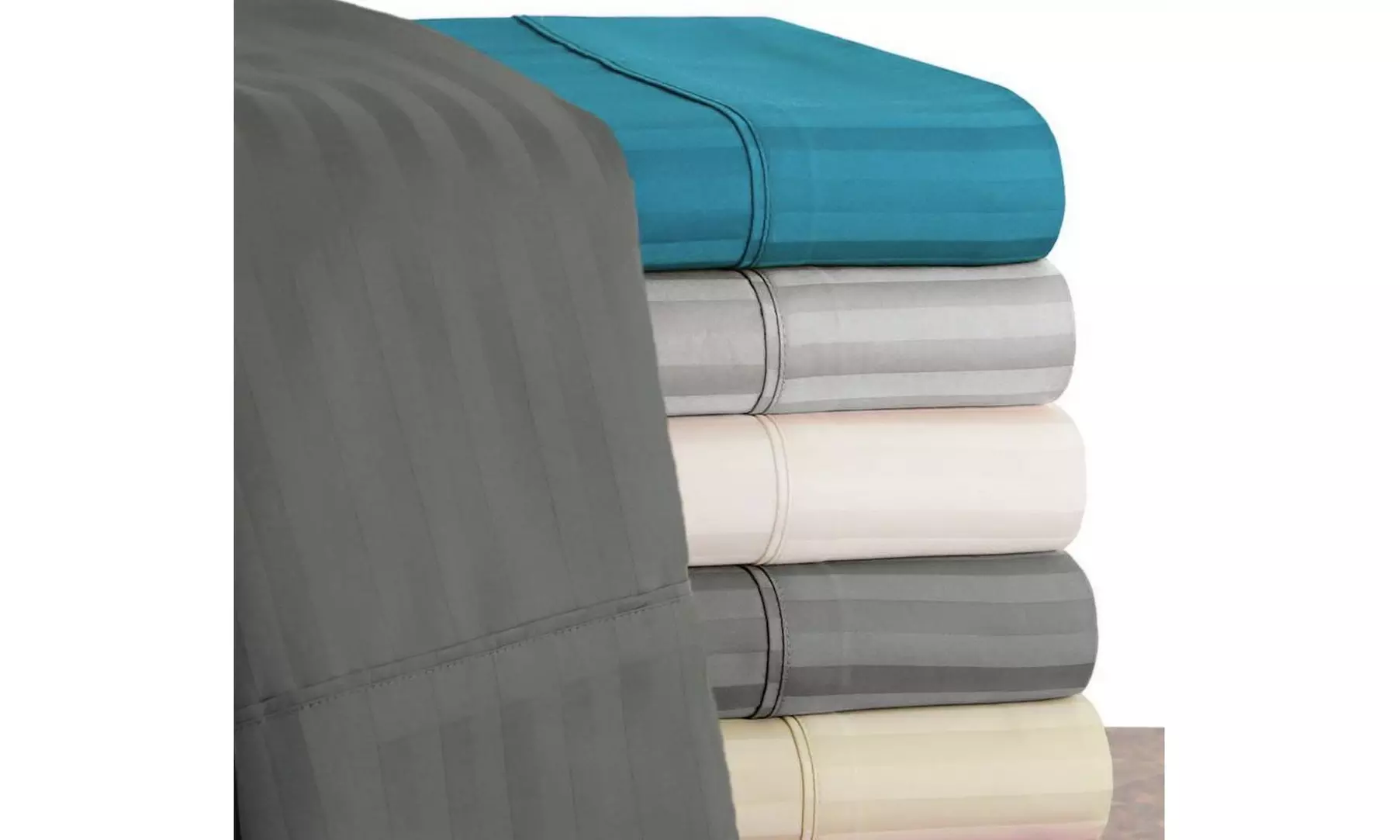 450 Thread Count 100% Egyptian Cotton Stripe Sheet Set (6pc) - Primary Image