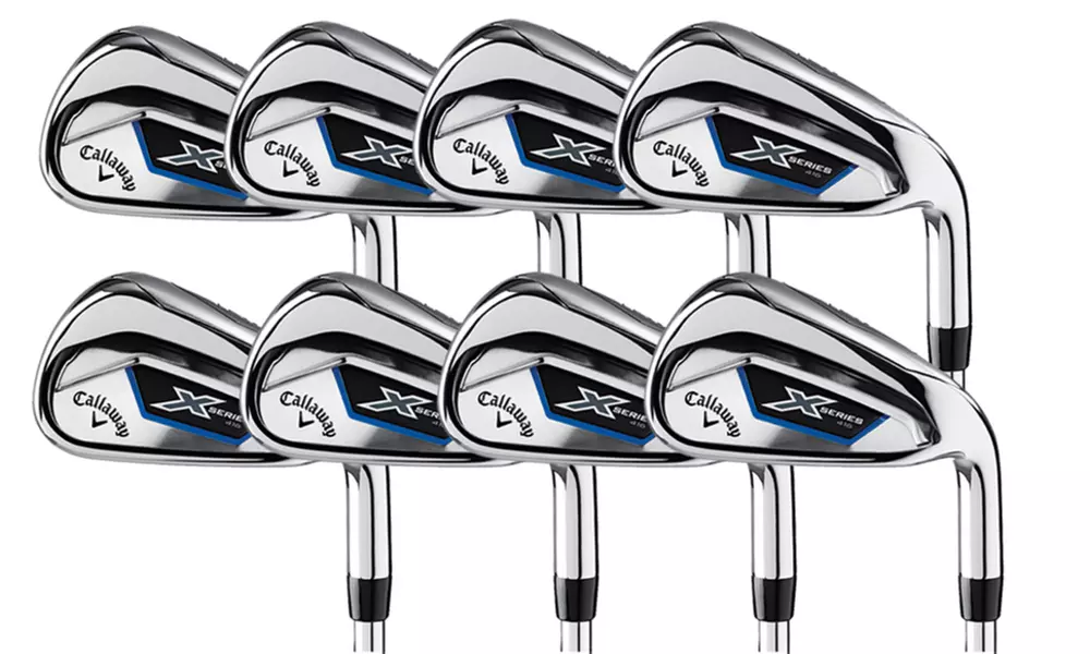 Callaway Golf X-Series 416 Iron Set (4-PW, AW), Steel Uniflex Shafts - Second Medium
