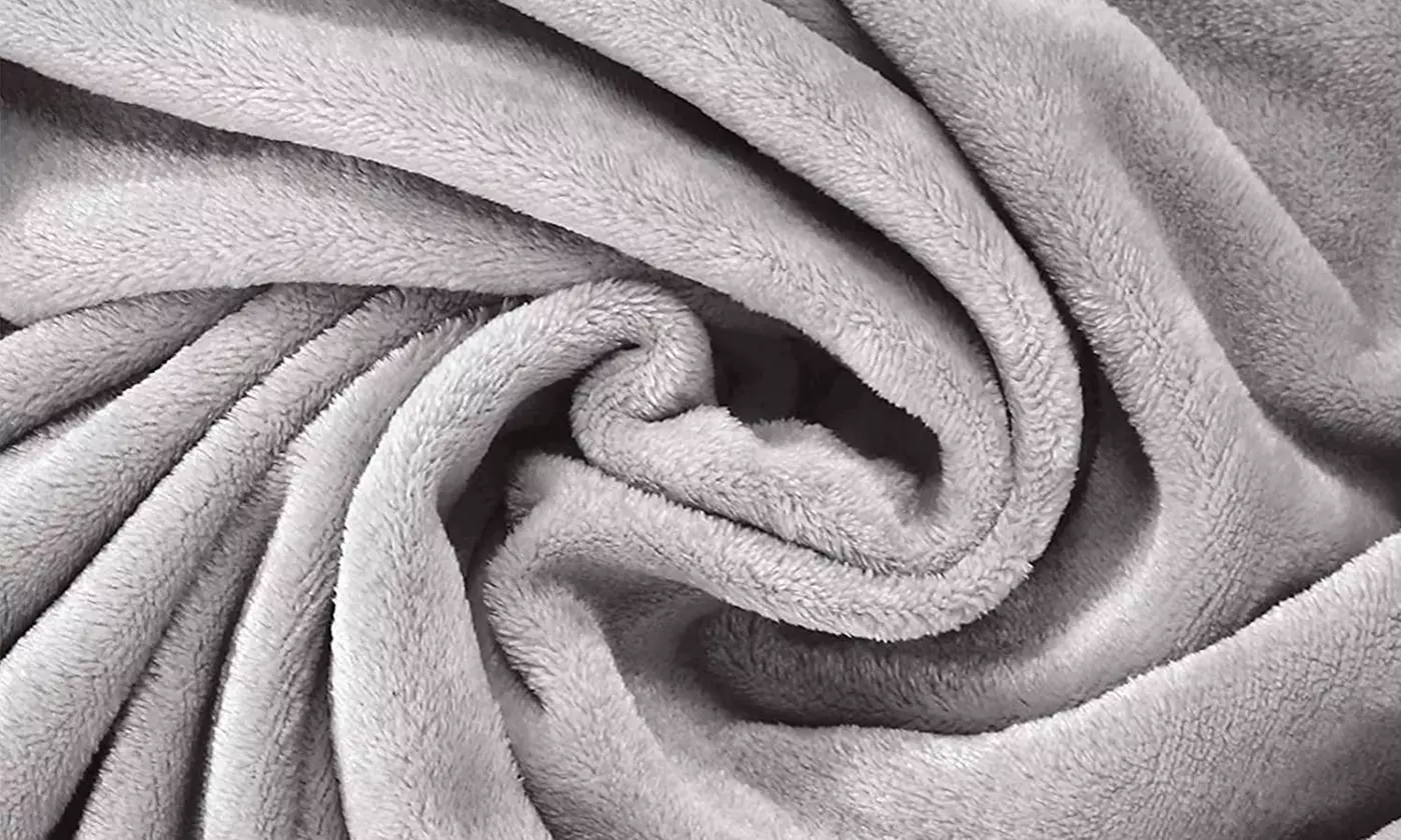 Microplush Fleece Baby Throws Blanket Luxury Soft Couch Sofa Bed Solid Blanket 