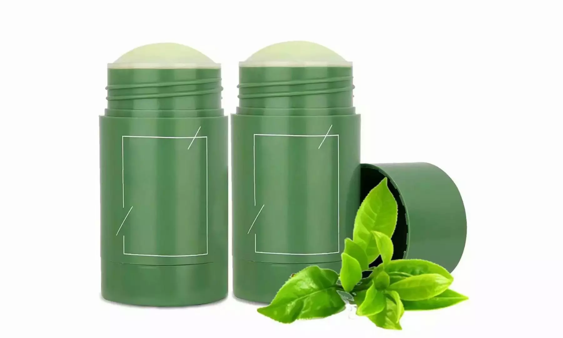 2 Pack Face Mask Green Tea Mask Stick Blackhead Remover Deep Clean Mask Stick - Primary Image
