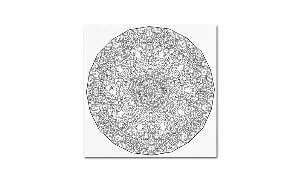 Kathy G. Ahrens 'Mixed Coloring Book 6' Canvas Art - Primary Image