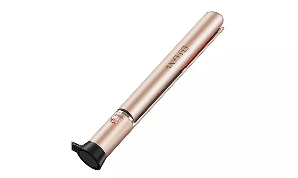 Hair Straightener, ElleSye 2 in 1 Flat Iron Straightening and Curling Titanium - Primary Image