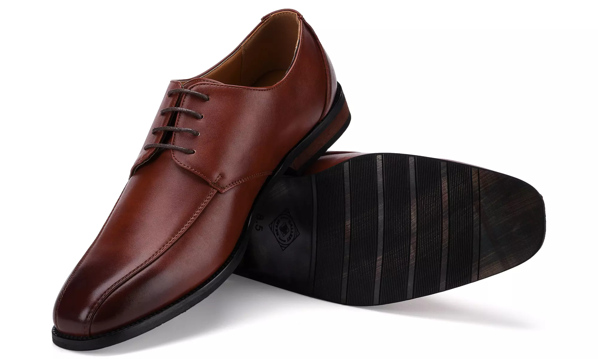 Gallery Seven Mens Oxford Dress Shoes - Bike Toe
