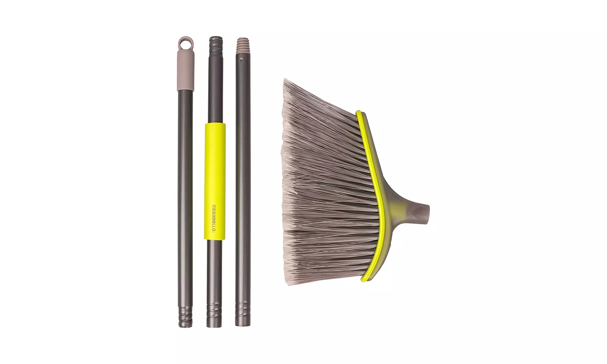 Casabella Wayclean Wide Angle Broom, Gray - Second Medium
