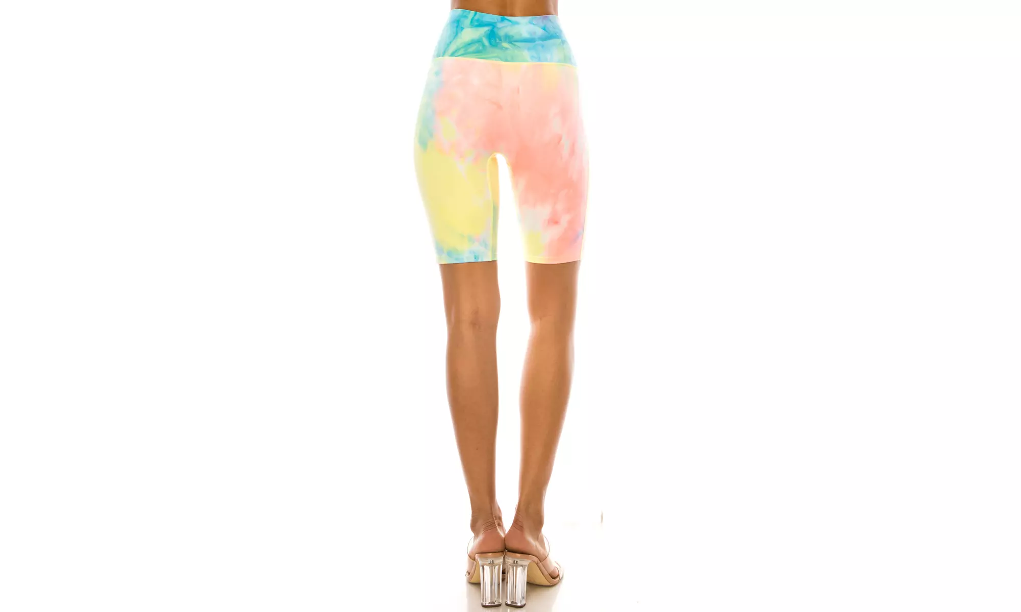 Women's Tiedye, Honeycomb athletic Biker Shorts