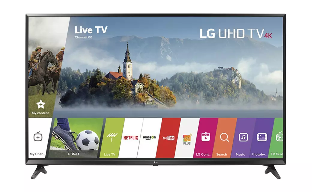 LG UJ6300-Series 4K Ultra HD HDR Smart LED TV with 3 x HDMI - Primary Image