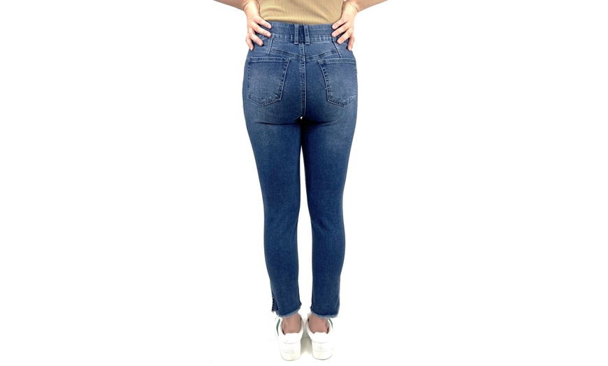 indigo poppy tummy control jeans