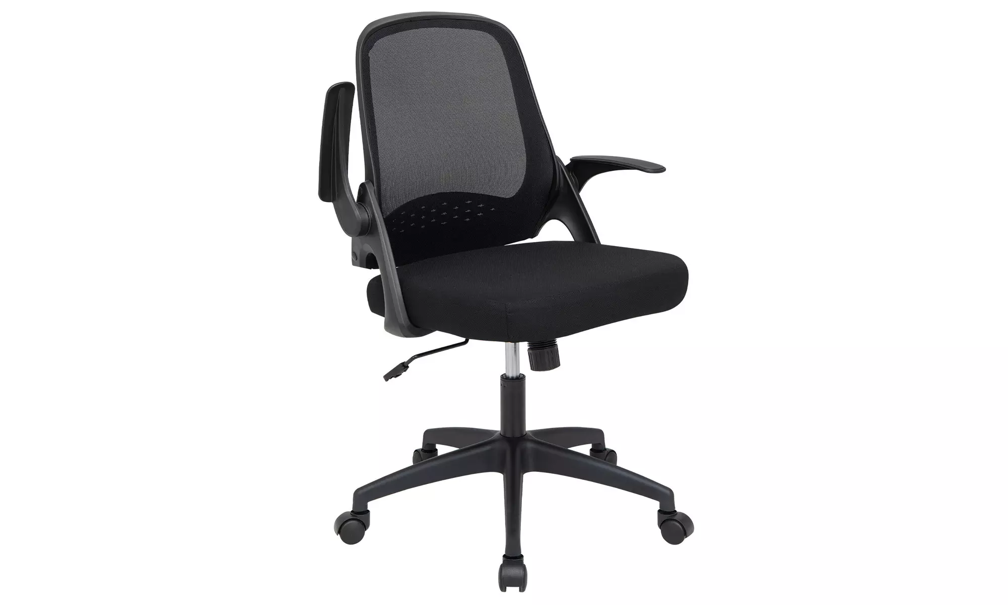 Costway Mesh Office Chair Adjustable Rolling Computer Desk Chair Flip-up Armrest
