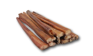 12" Premium Bully Sticks (24 Pack) - Odor Free Natural Dog Treats