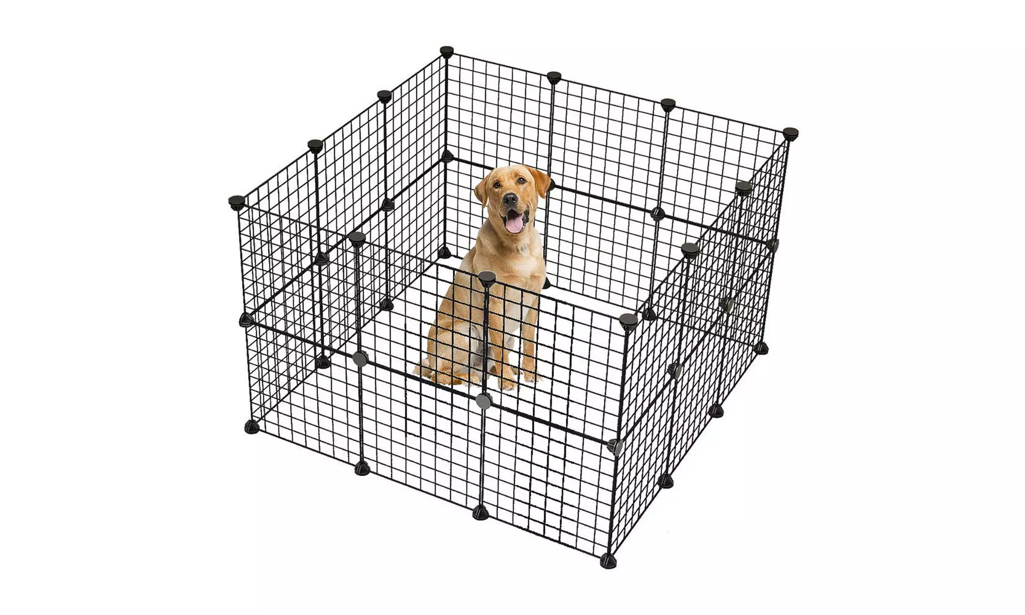 Cage  Portable Metal Wire Pen Fence for Small AnimalsCrate Fence - Primary Image
