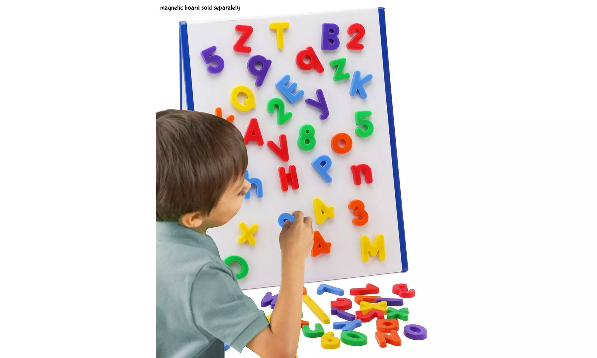 EduKid Toys Bucket Magnetic Letters & Numbers 109 - Second Medium