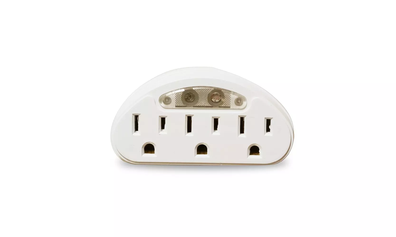 4 Nightlight Outlet Cover & 2 Grounded 3-Outlet Light Sensor Nightlights - Second Medium