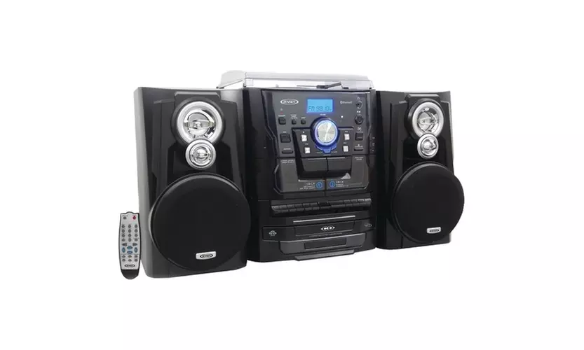 Jensen Jenjmc1250 Jensen Bluetooth 3-Speed Stereo Turntable Music System - Second Medium