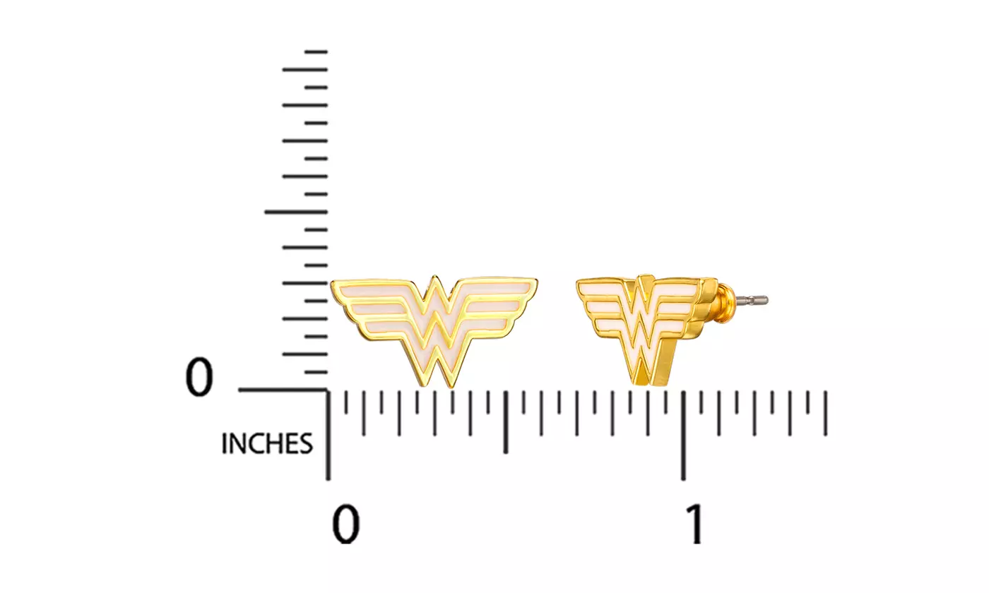 Wonder Woman Earrings For Girls - Second Medium