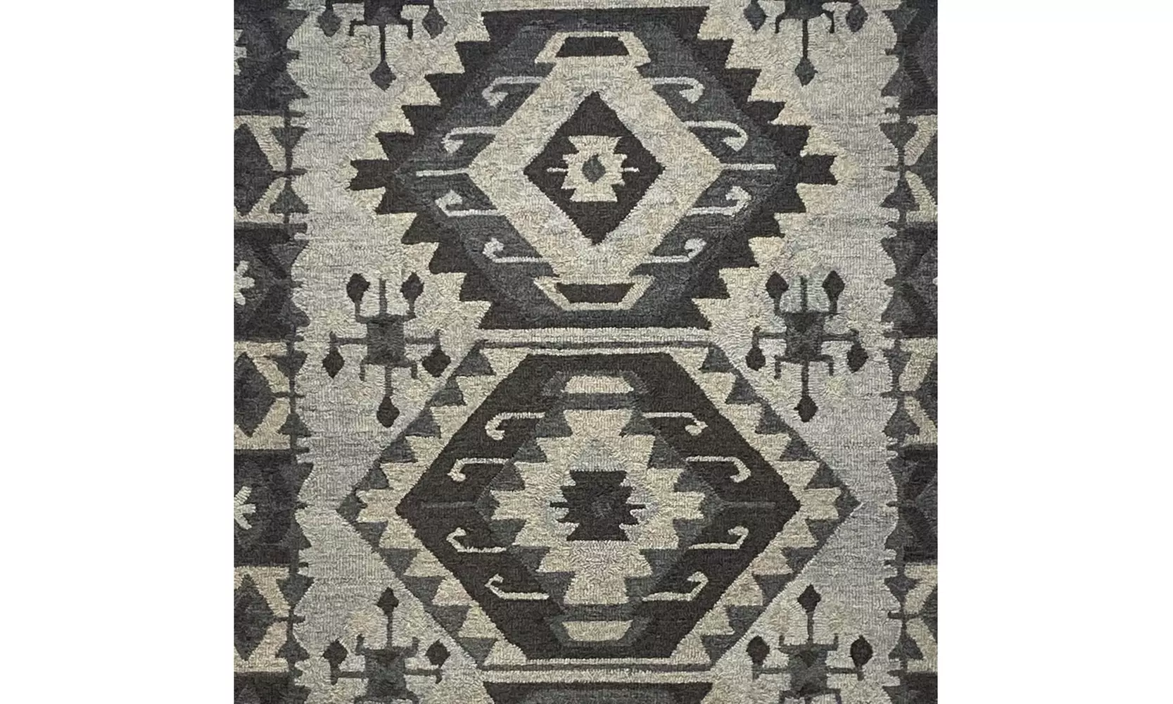 LR Home Western Country Gray and Ivory Southwest 5x7 Or 7x9 Area Rug - Primary Image