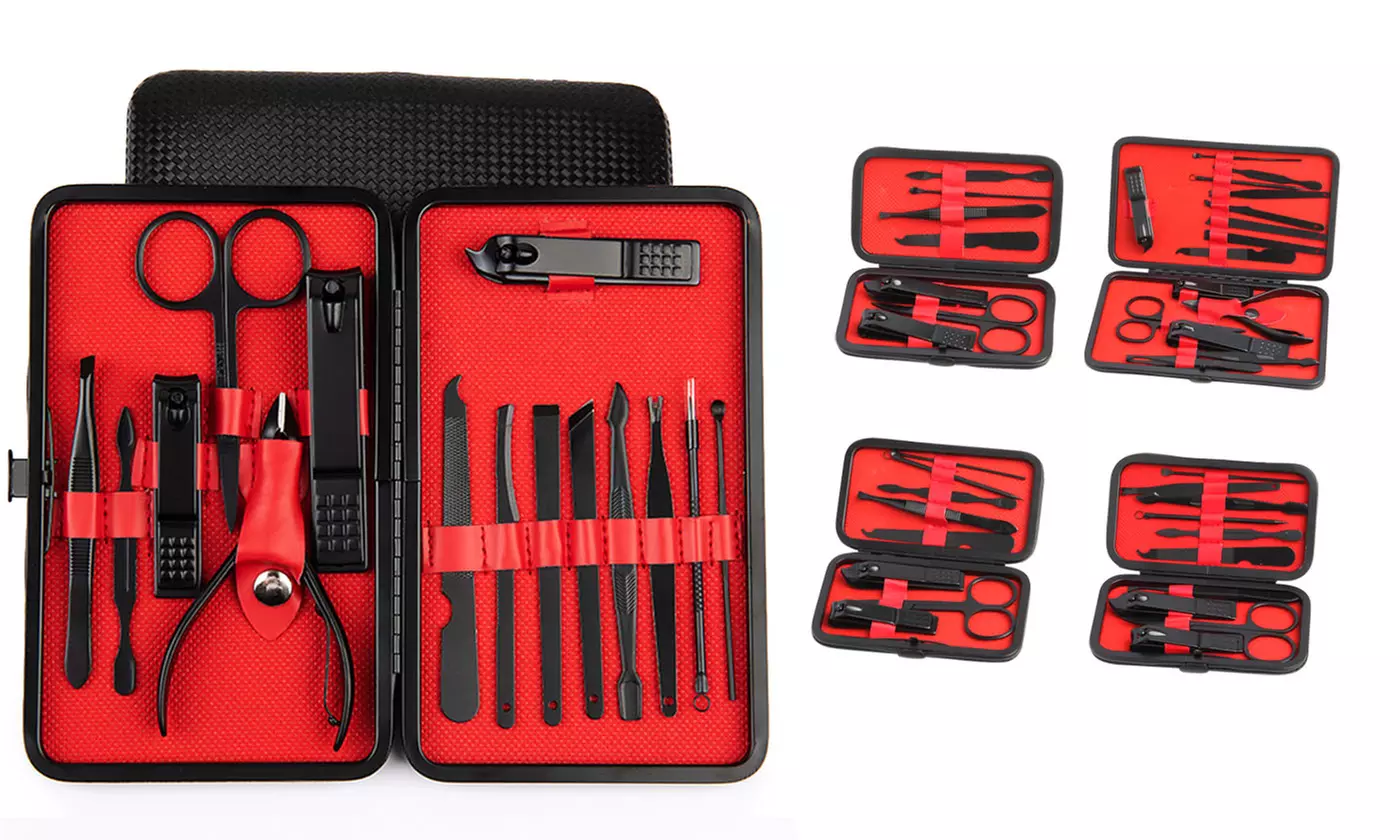 Nail Tools Art Clipper Scissors Tweezer Knife toe Professional Manicure set - Primary Image