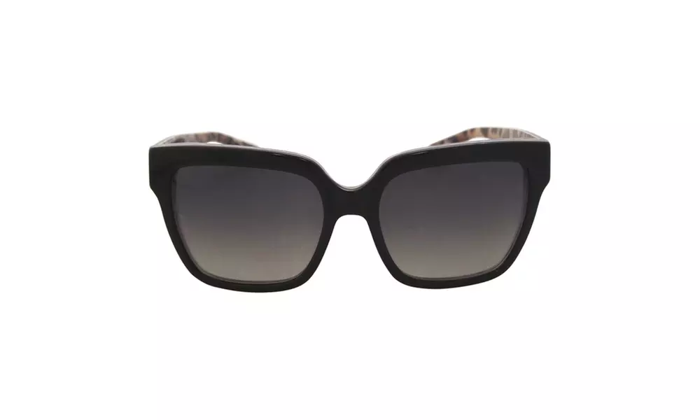 Dolce & Gabbana DG 4234 2857/T3 - Black on Leopard Polarized - Primary Image