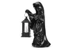 Cracker Barrel Statue Resin Witch Messenger With Lantern Halloween Decoration - Second Medium