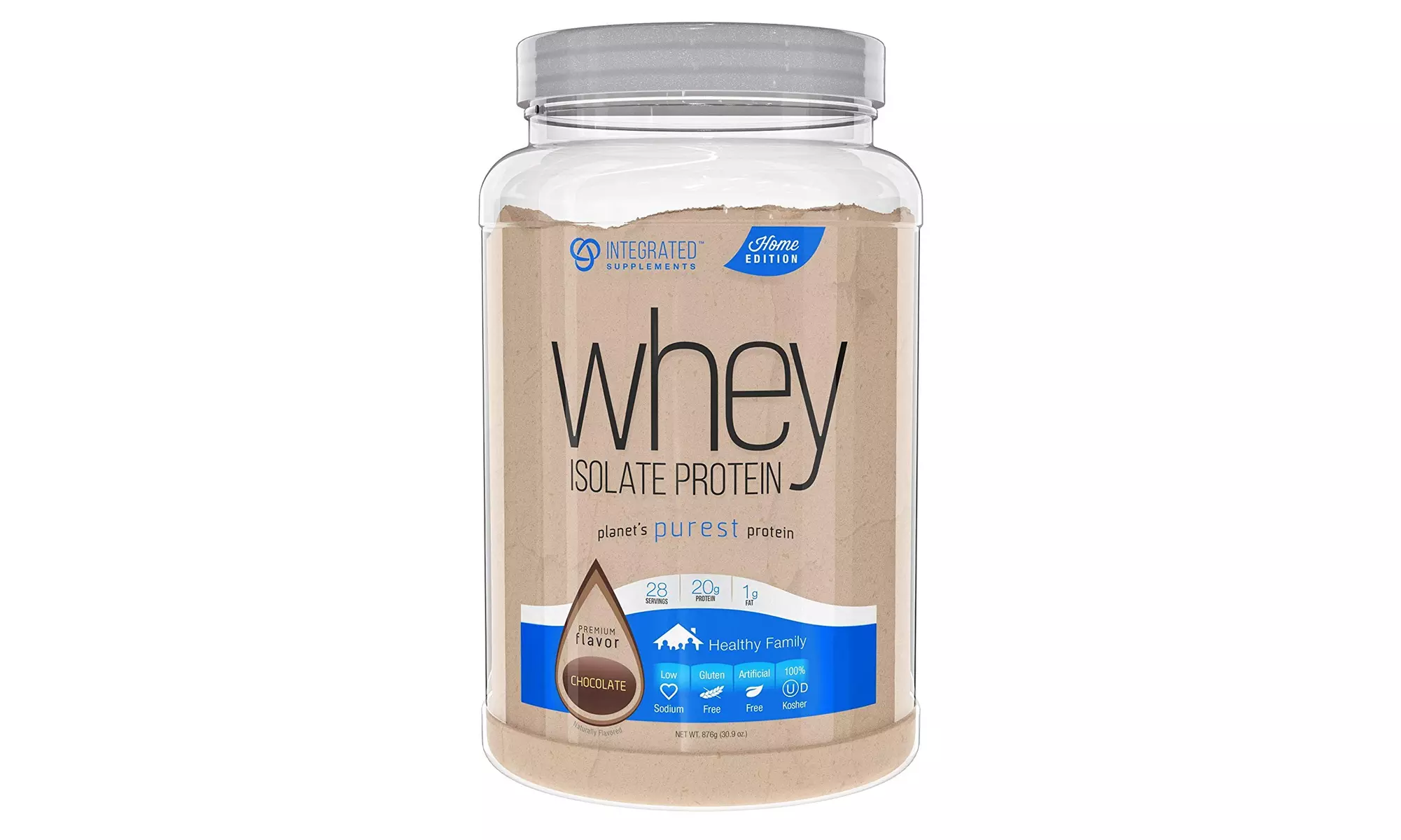 Integrated Supplements CFM Whey Protein Isolate, Dutch Chocolate, 840 Gram - Primary Image