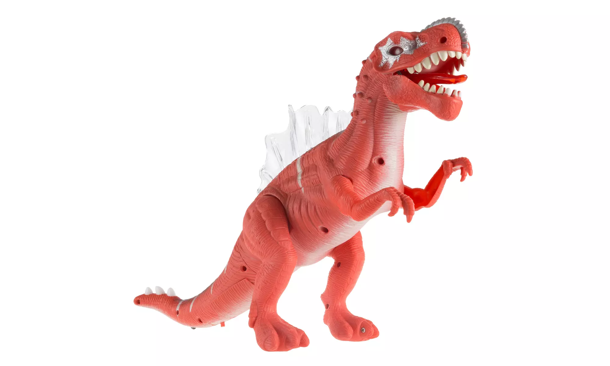 Dinosaur Action Figure Moves Lights Sound Spinosaurus T Rex Battery Operated - Primary Image