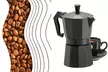 Black Coffee Tea Espresso Maker 3 Cup Capacity - Second Medium
