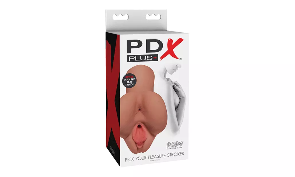 PDX Plus Pick Your Pleasure Stroker - Tan - Primary Image