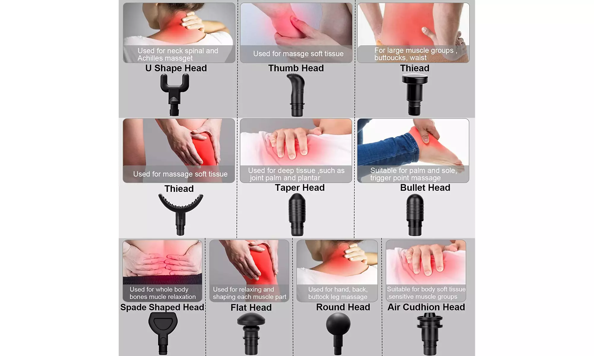 Muscle Massage Gun, Percussion Massage Gun Deep Tissue for Athletes - Primary Image