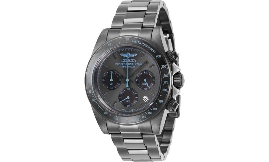 invicta speedway stainless steel watch