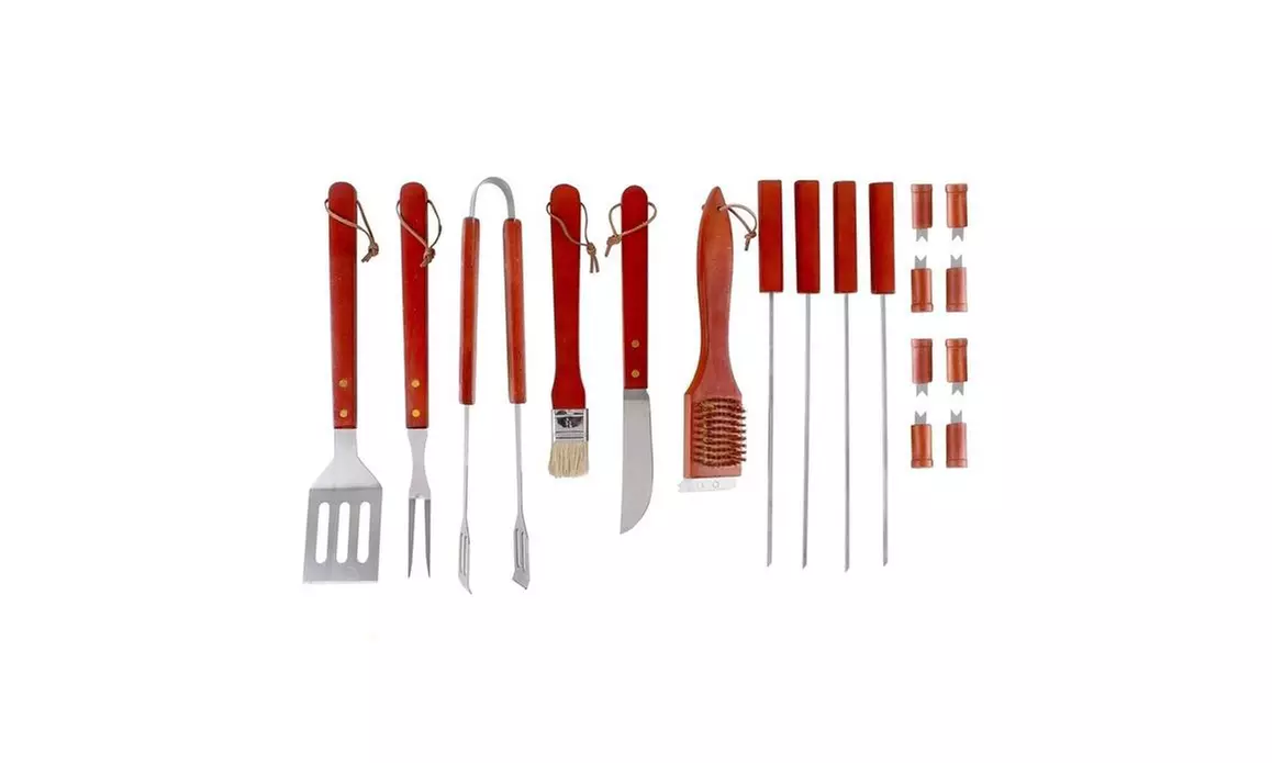 BBQ Grill Set with Case (18 Piece) - Second Medium