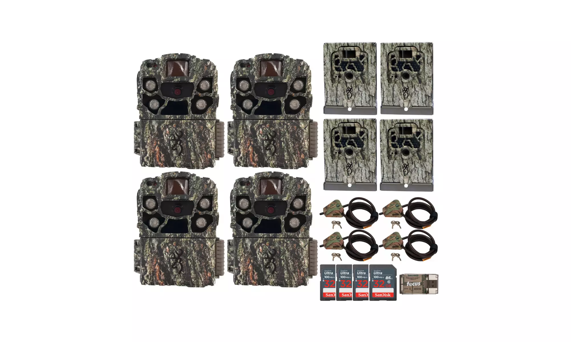 Browning Strike Force Full HD Trail Camera with Security Box Bundle (4-Pack) - Primary Image