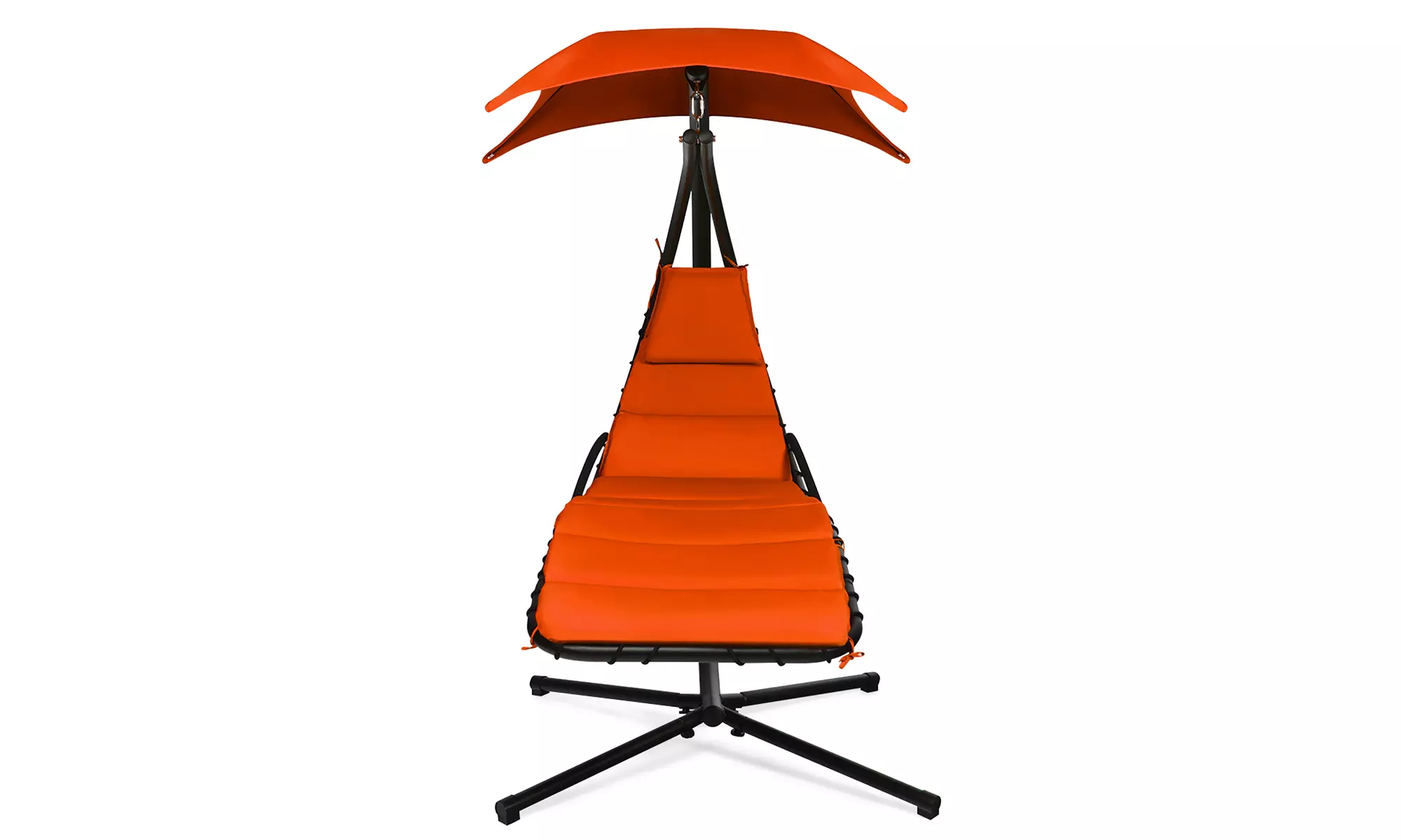 Costway Hanging Swing Chair Hammock Chair w/ Pillow Canopy Stand 3 colors