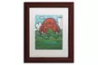 Craig Snodgrass 'Valley-Invader' Matted Wood Framed Art - Second Medium