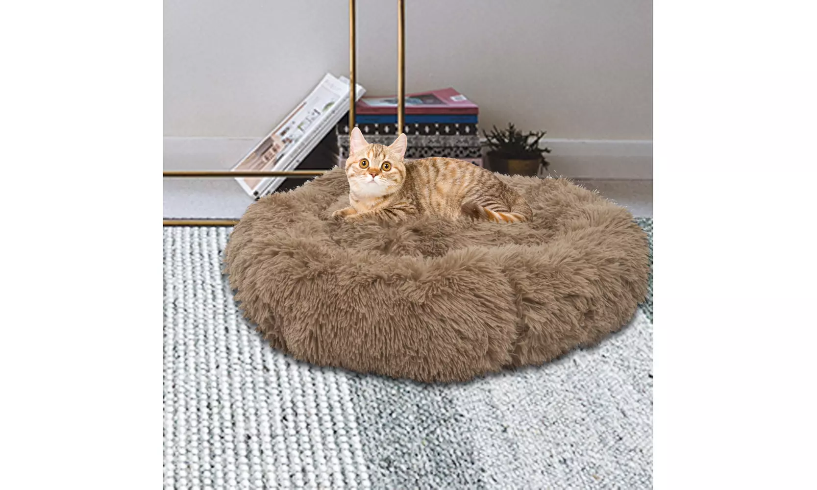 Dog Cat Calming Bed - Primary Image