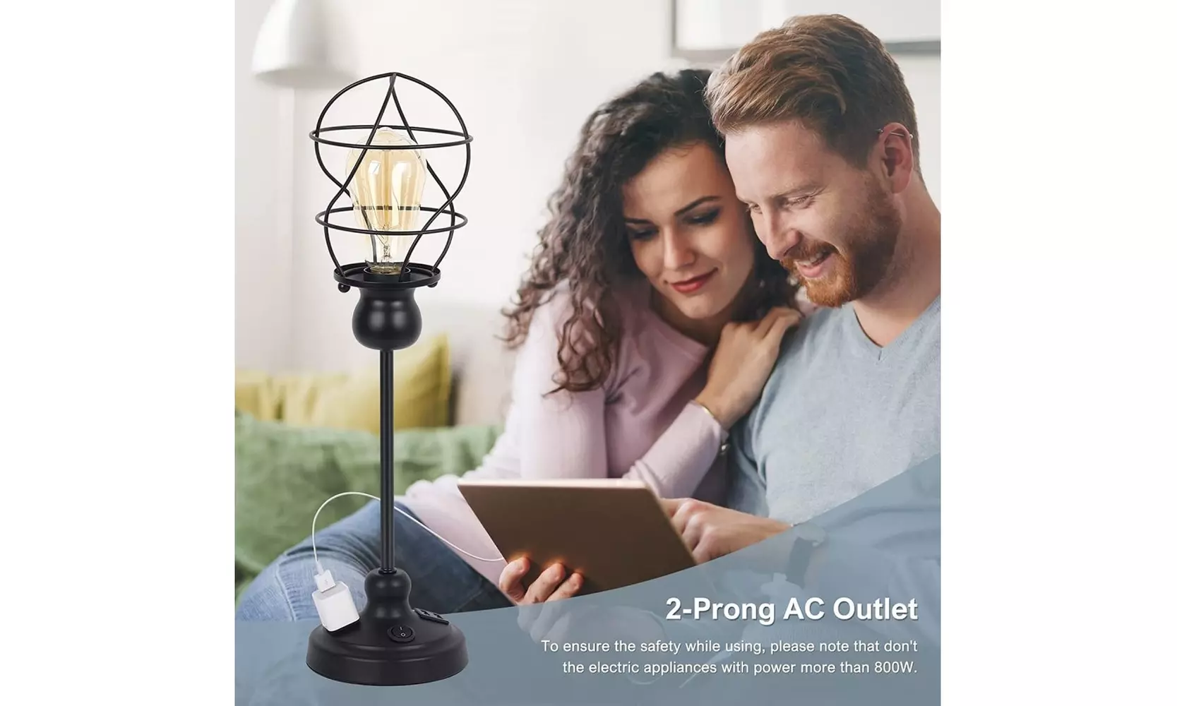 Creative table lamp Modern Bedside Light Fixtures for Bedroom Living Room