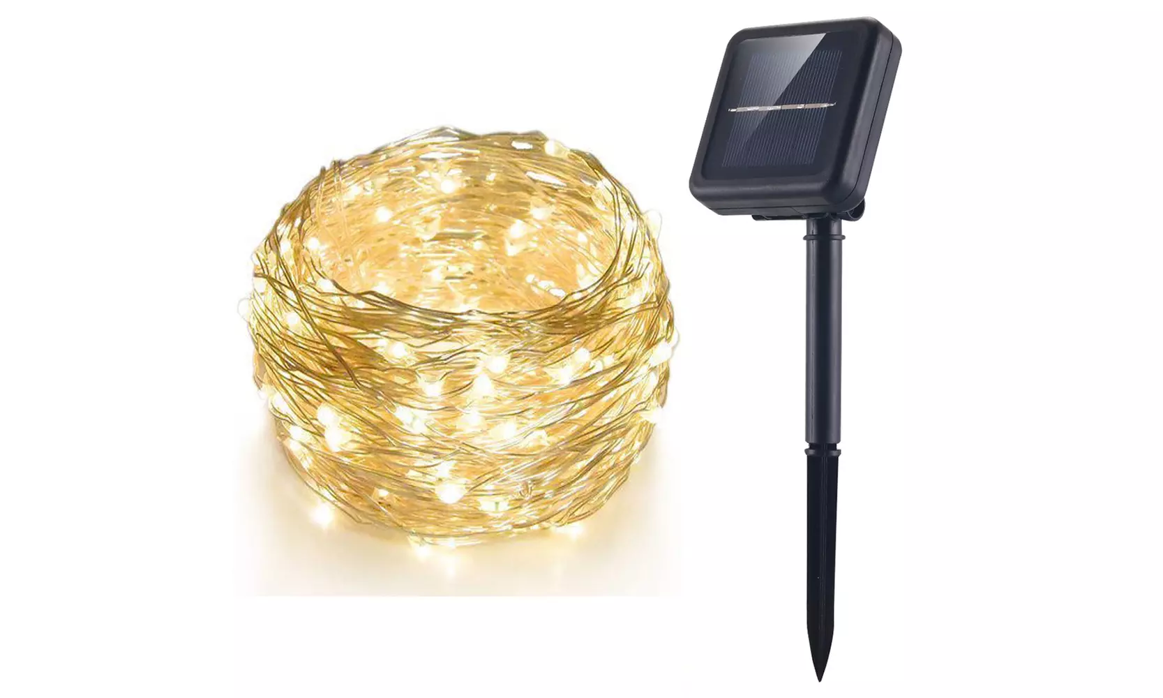 22-Meter 200 LED Solar-Powered String Fairy Lights (1-,2-, or 3-Pack)
