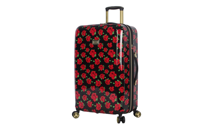 Betsey Johnson 26" Hardside Spinner Wheeled Luggage | Groupon