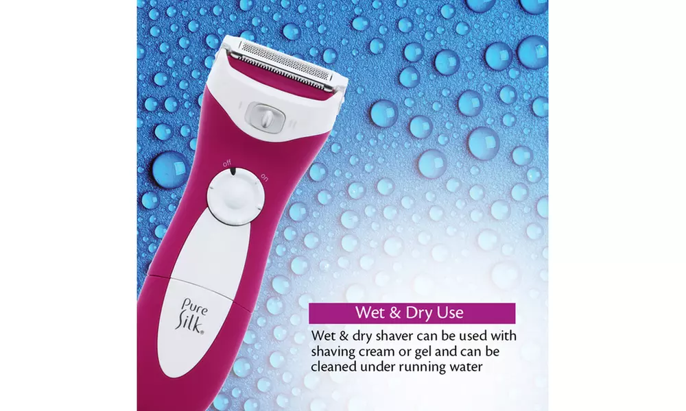 Pure Silk Women's Spa Therapy Wet and Dry Foil Shaver with Stainless Steel Blades - Primary Image