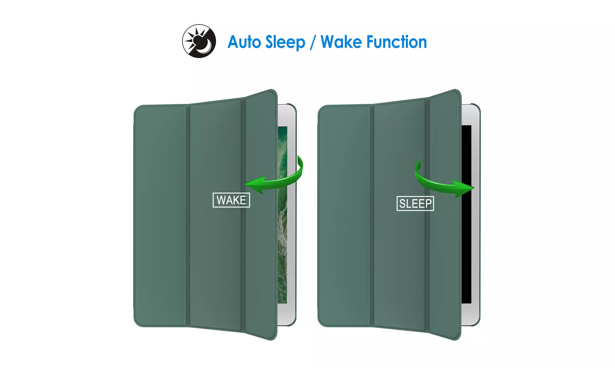 JETech Case for iPad Mini 4, Smart Cover with Auto Sleep/Wake