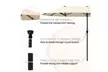 Costway 13ft Outdoor Double-Sided Table Umbrella with Optional LED Lights - Second Medium