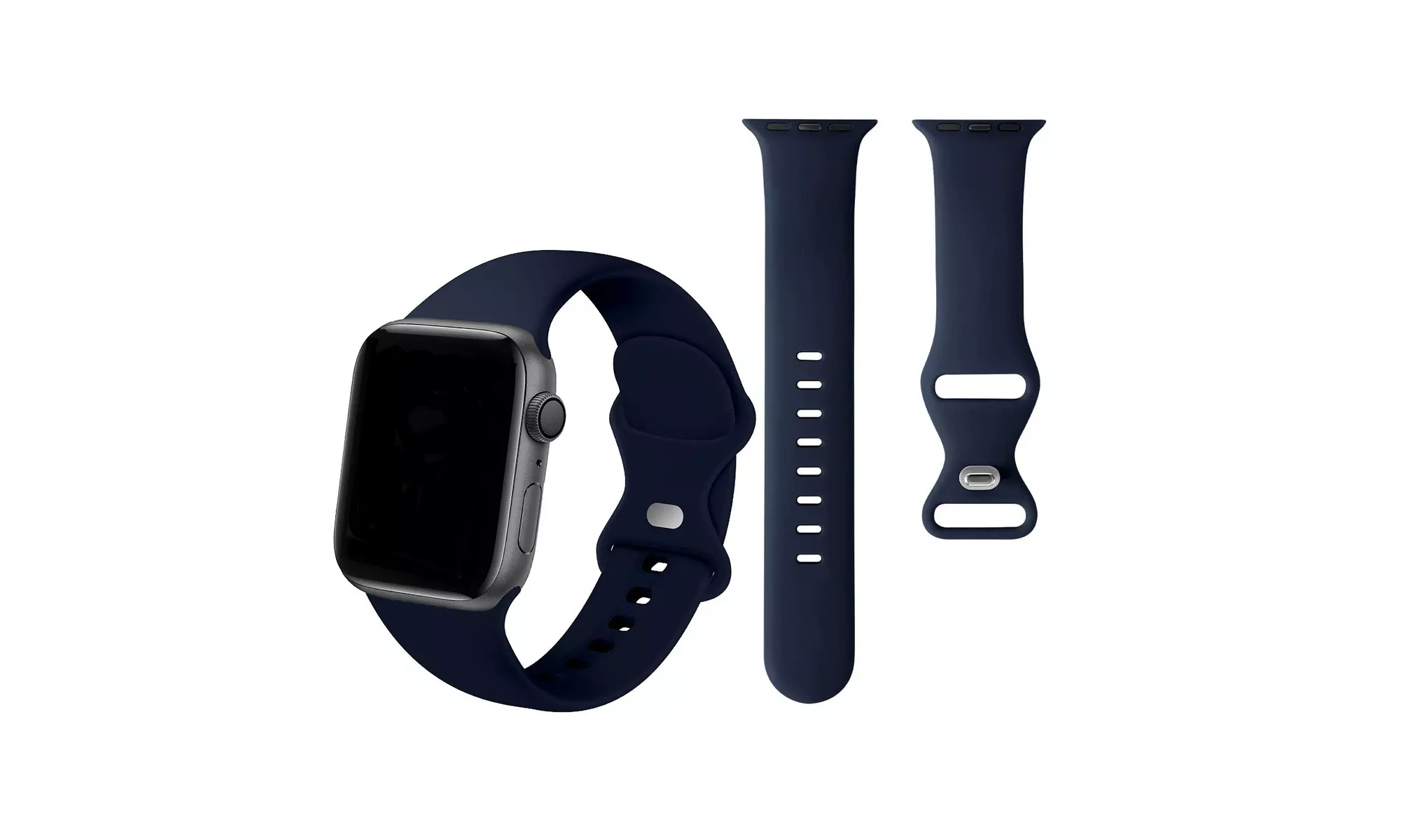 Silicone Sport Band for Apple iWatch 38/40/41mm 42/44/45mm Series 1-7