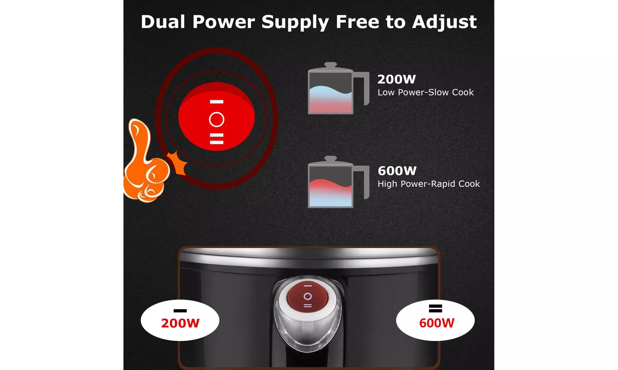Topwit Electric Hot Pot Mini, Electric Cooker, Noodles Cooker, Electric Kettle - Second Medium