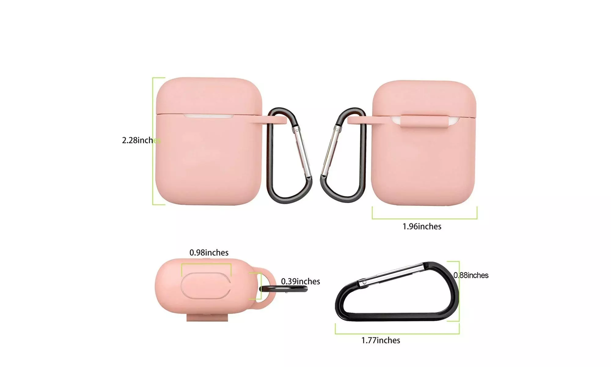 AirPods Silicone Case Cover Protective Skin for Apple Airpod Charging Case
