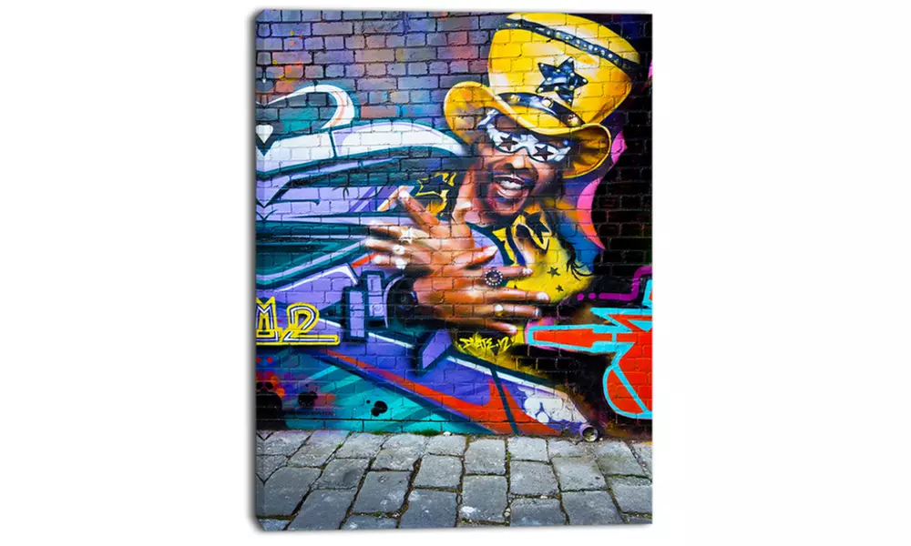 Melbourne Graffiti Art - Street Art Canvas Print - Primary Image