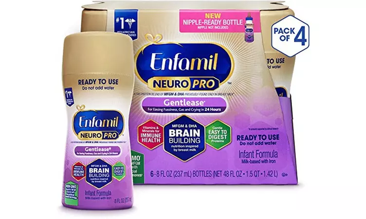 NeuroPro Gentlease Ready to Feed Baby Formula Milk, 8 fluid ounce (24 count) - Primary Image