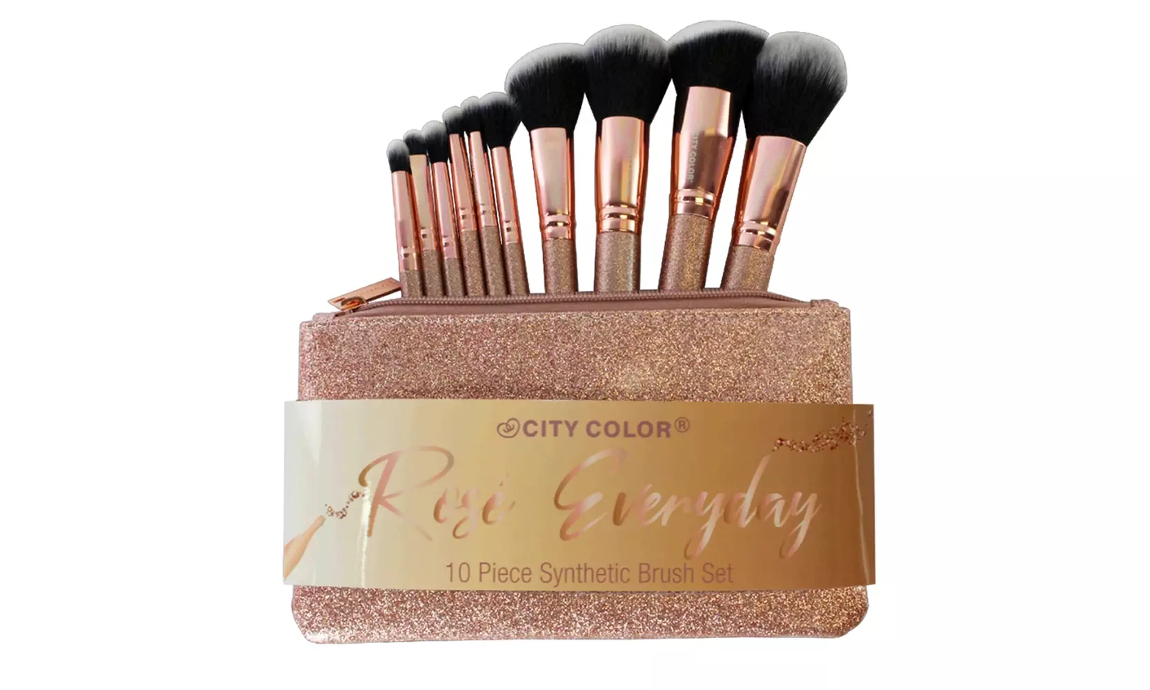 City Color Rose Everyday Brush Set - Second Medium