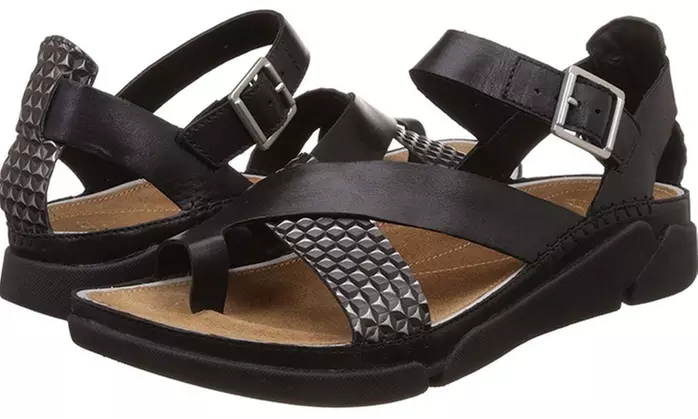 CLARKS Women's Tri Ariana Toe Loop Sandal-8M - Primary Image